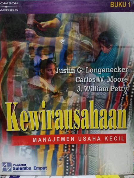 Cover Kewirausahaan manajemen usaha kecil buku 1 / Penulis, Justin G. Longenecker