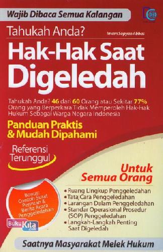 Cover Tahukah anda hak-hak saat digeledah / Penulis, Imam Sopyan Abbas