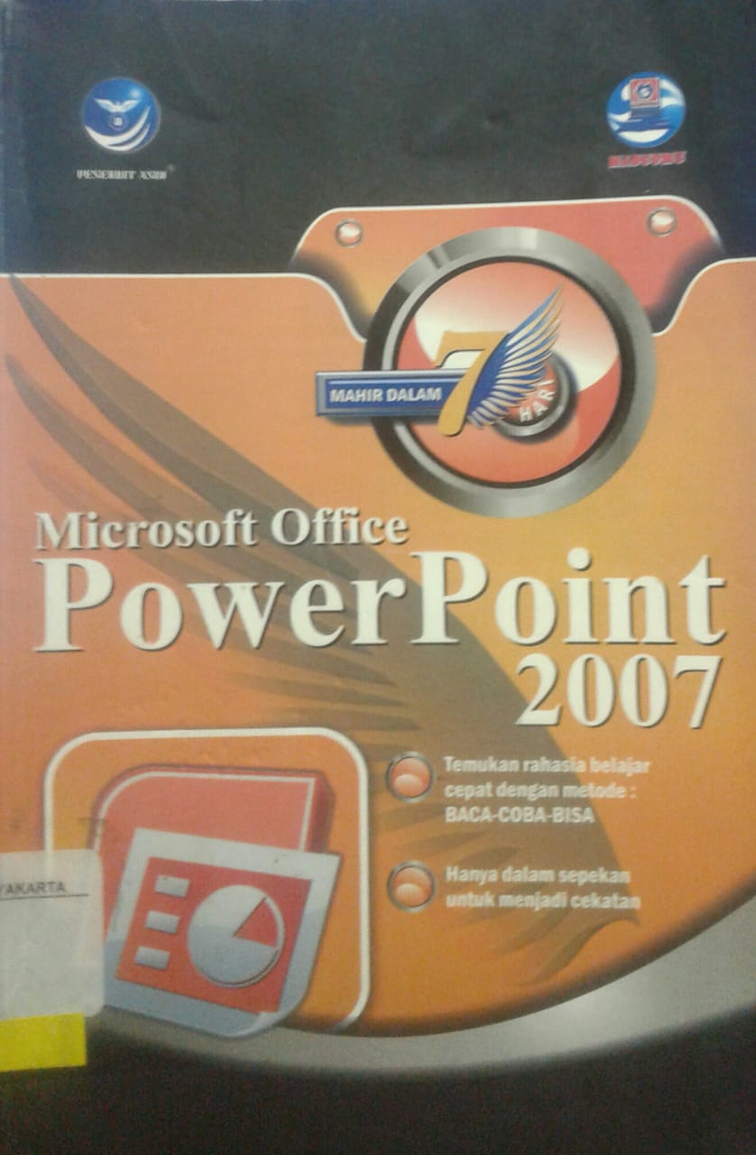 Cover Microsoft Office Powerpoint 2007 / Wahana Komputer