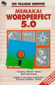 Cover Memakai wordperfect 5.0 / Christina Meilani Utami