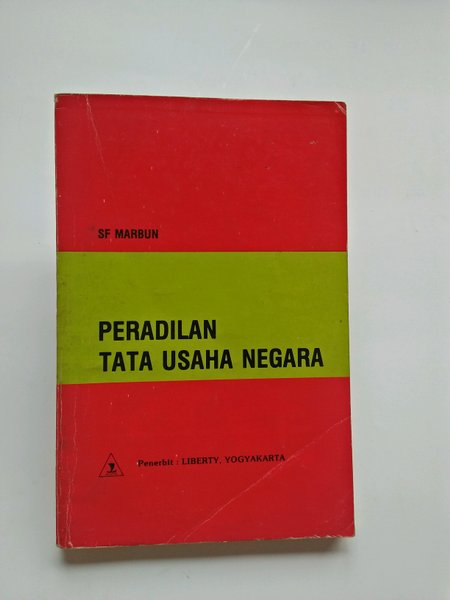 Cover Peradilan tata usaha negara / Penulis, SF.Marbun