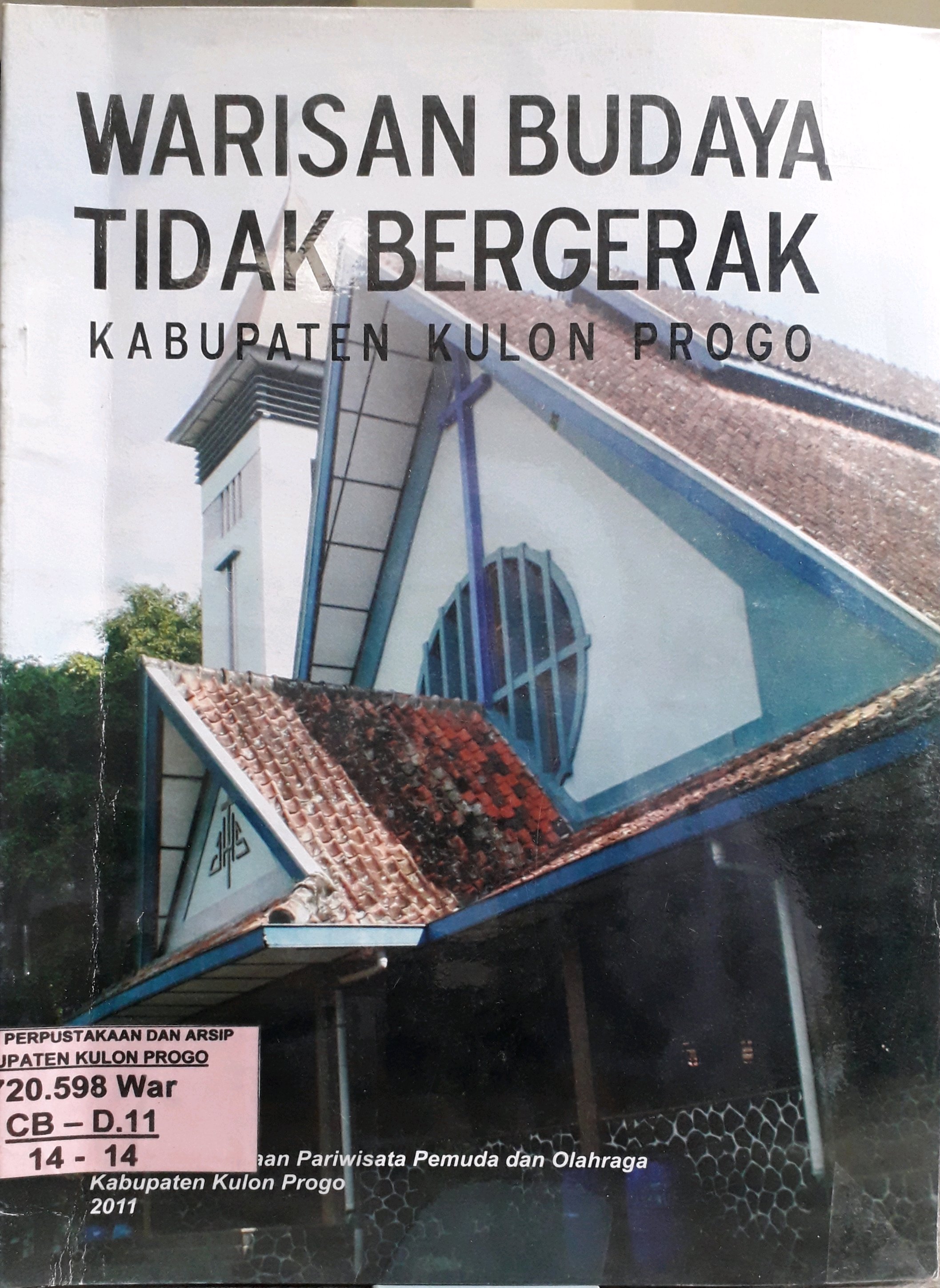 Cover Warisan Budaya Tidak Bergerak Kabupaten Kulon progo