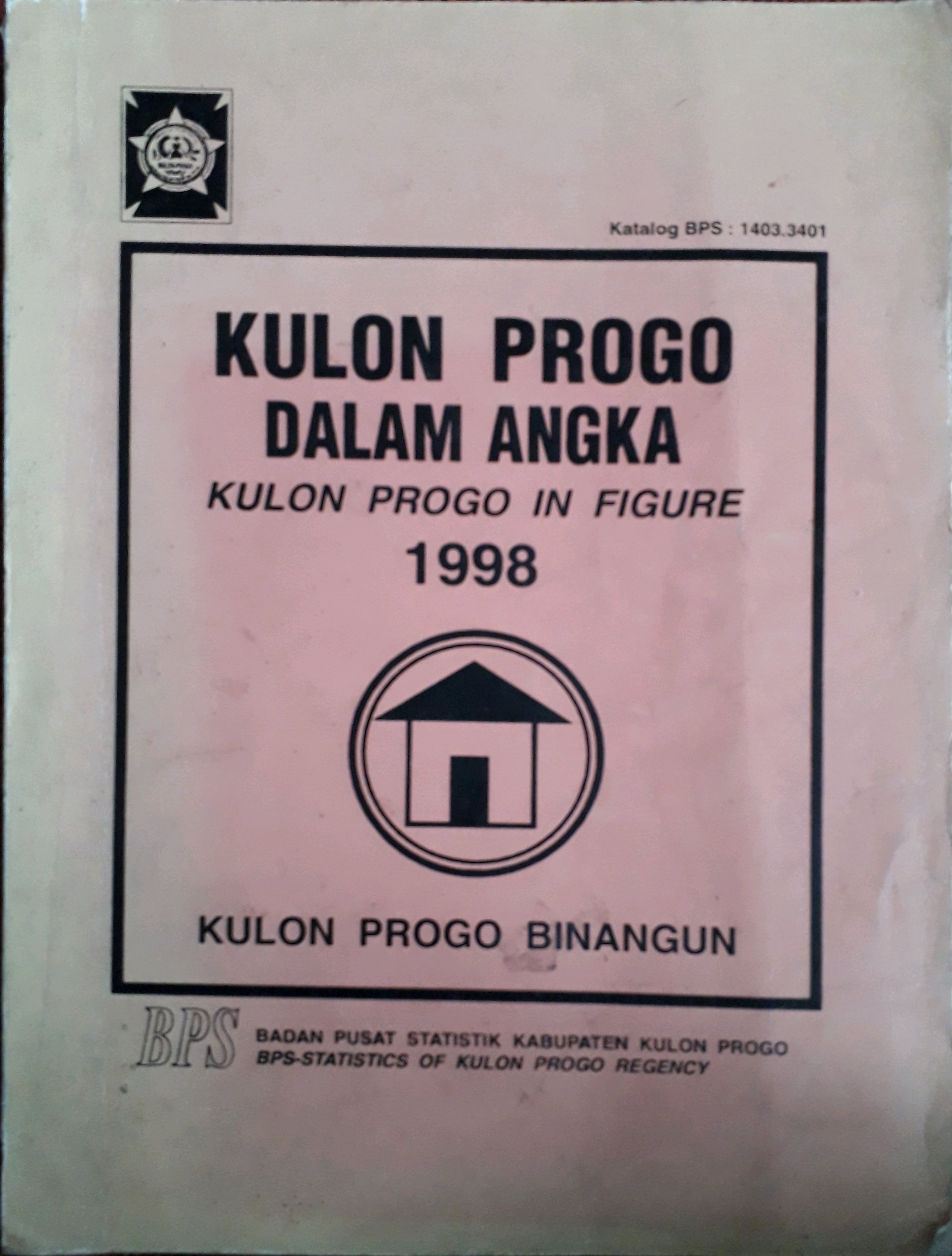 Cover Kulon Progo Dalam Angka 1998