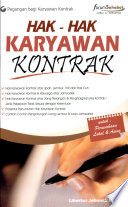Cover Hak-hak karyawan kontrak / penulis, Libertus Jehani