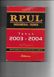 Cover RPUL Indonesia Dunia tahun 2003-2004 / Sugeng HR