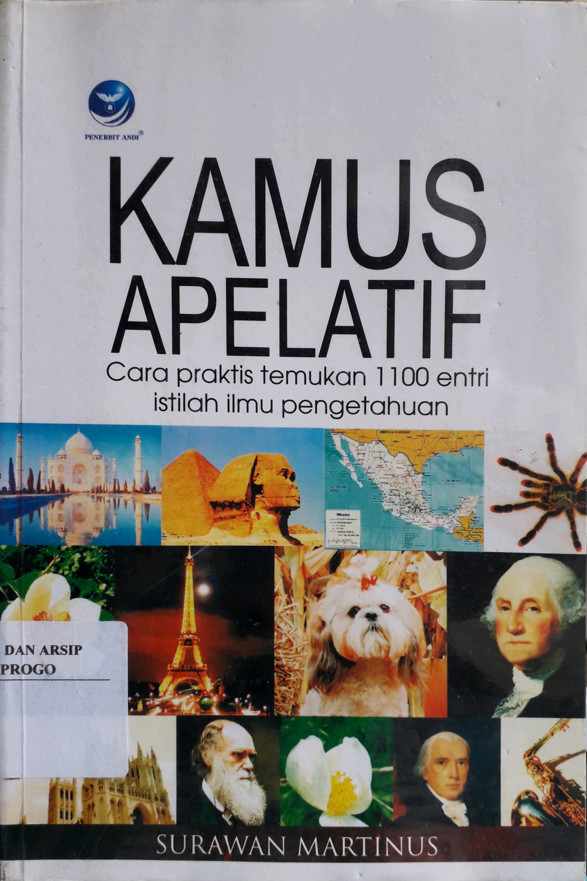 Cover Kamus apelatif / Penulis, Surawan Martinus