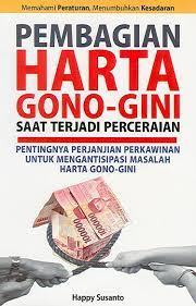 Cover Pembagian harta gono gini saat terjadi perceraian / Penulis, Happy Susanto