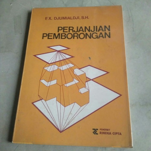 Cover Perjanjian pemborongan / Penulis, FX. Djumialdji