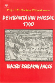 Cover Pembantaian massal 1740 / Wijayakusuma, Hembing