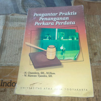 Cover Pengantar praktis penanganan perkara perdata / Penulis, Chandera
