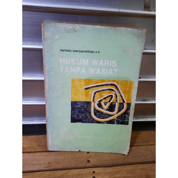 Cover Hukum waris tanpa wasiat / Penulis, Hartono Soerjopratiknjo