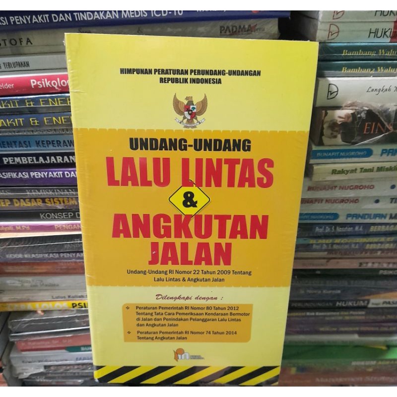 Cover UU RI nomor 22 tahun 2009 tentang lalu lintas dan angkutan jalan