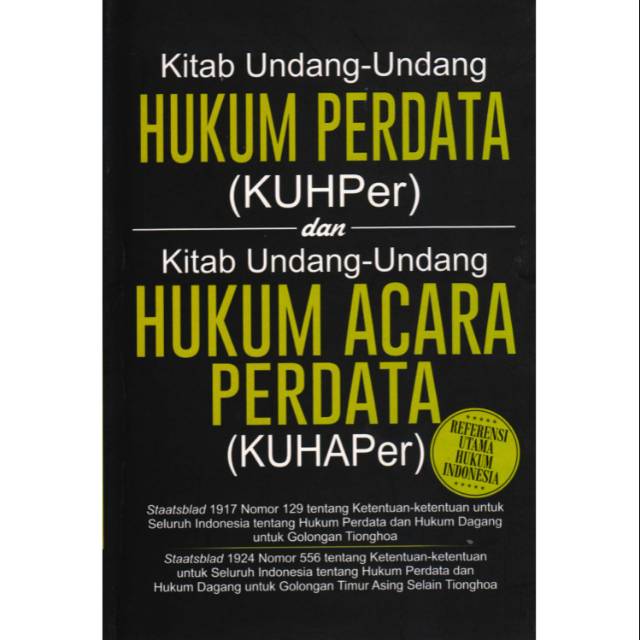 Cover Kitab undang-undang hukum acara perdata / Penulis, Soedharyo Soimin