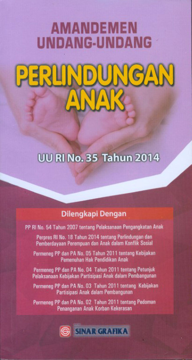 Cover Amandemen undang-undang perlindungan anak UU RI nomor 35 tahun 2014