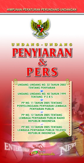 Cover Undang- undang penyiaran dan pers