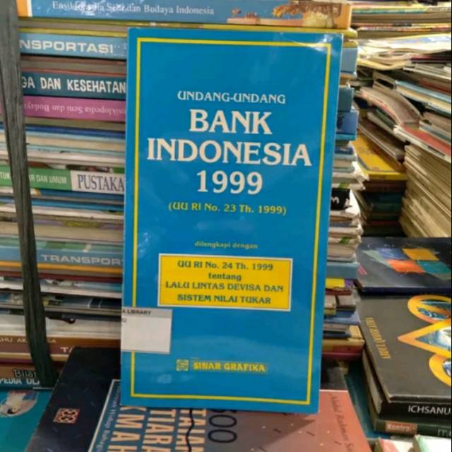Cover UU bank indonesia 1999