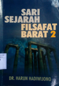 Cover Seri Sejarah Filsafat Barat 2 / Harun Hadiwijono