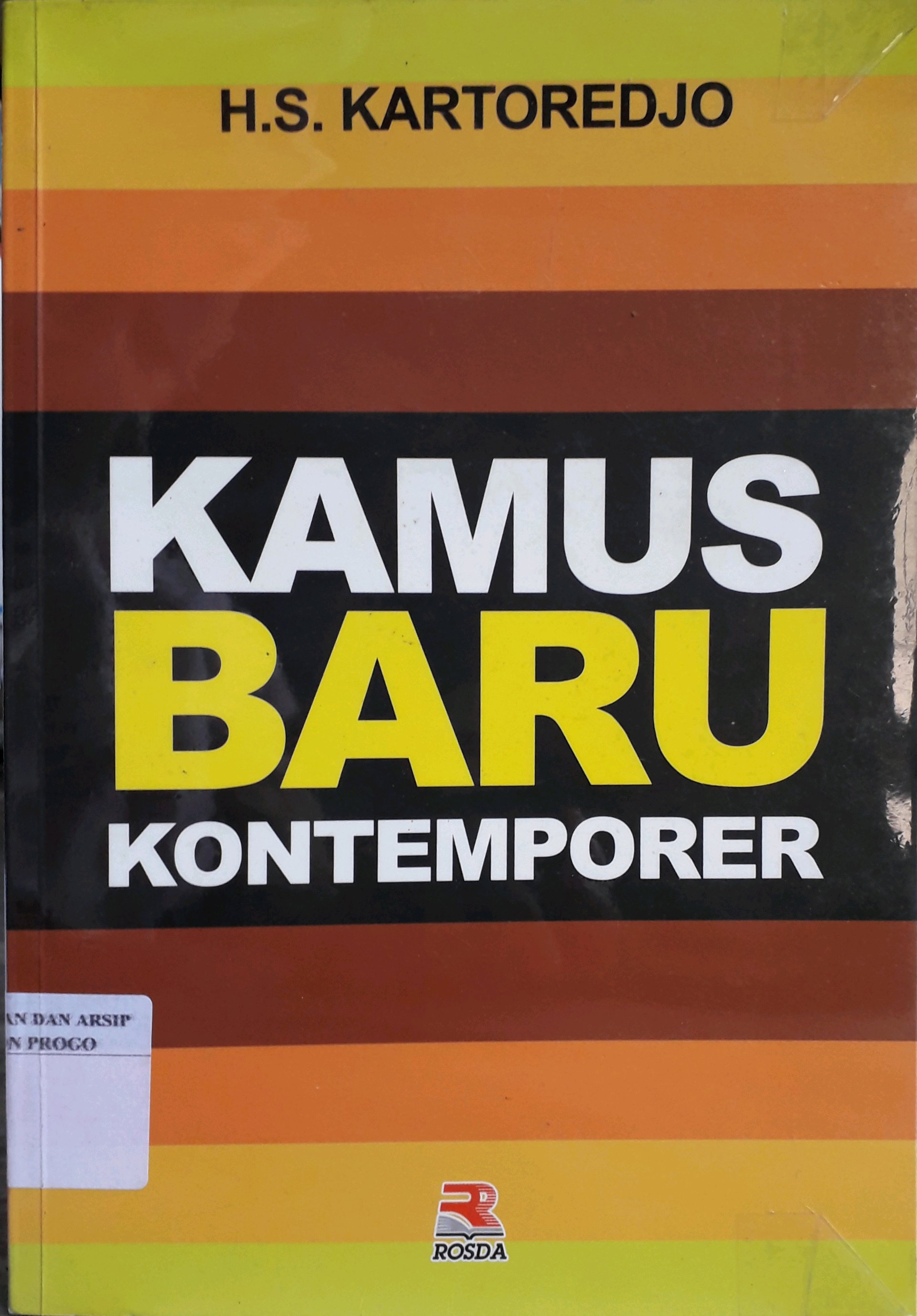 Cover Kamus baru kontemporer / Penulis, H.S. Kartoredjo