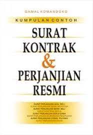 Cover Surat kontrak & perjanjian resmi / Penulis, Gamal Komandoko