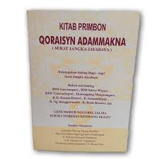 Cover Kitab Primbon Quraisyn Adamakna :  (Serat Jangka Jayabaya) / Tjakraningrat