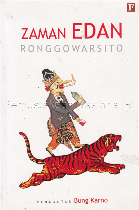 Cover Zaman Edan Ronggowarsito / Ahmad Norma Permata