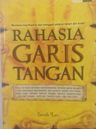 Cover Rahasia Garis Tangan / Sarah Lee