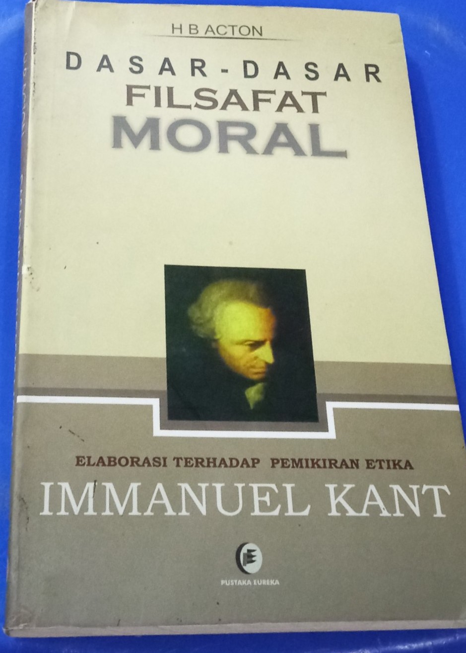 Cover Dasar-dasar Filsafat Moral / HB Acton