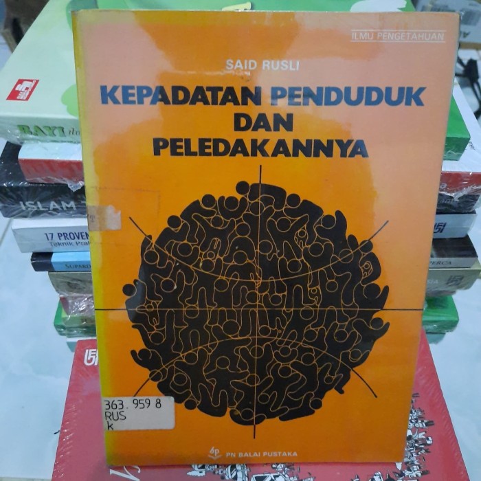 Cover Kepadatan penduduk dan peledakannya / Penulis, Said Rusli