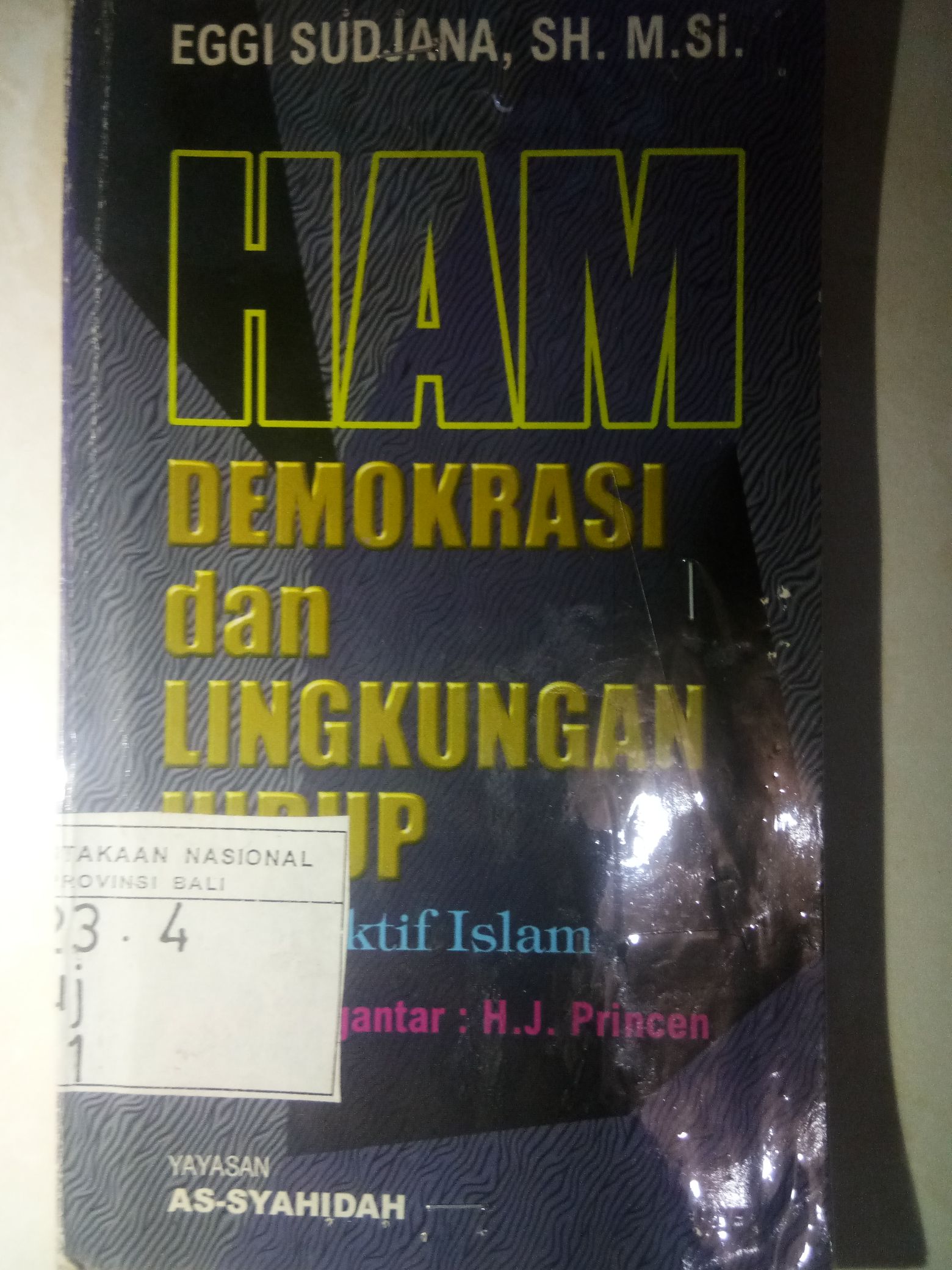 Cover Ham demokrasi dan lingkungan hidup perspektif islam