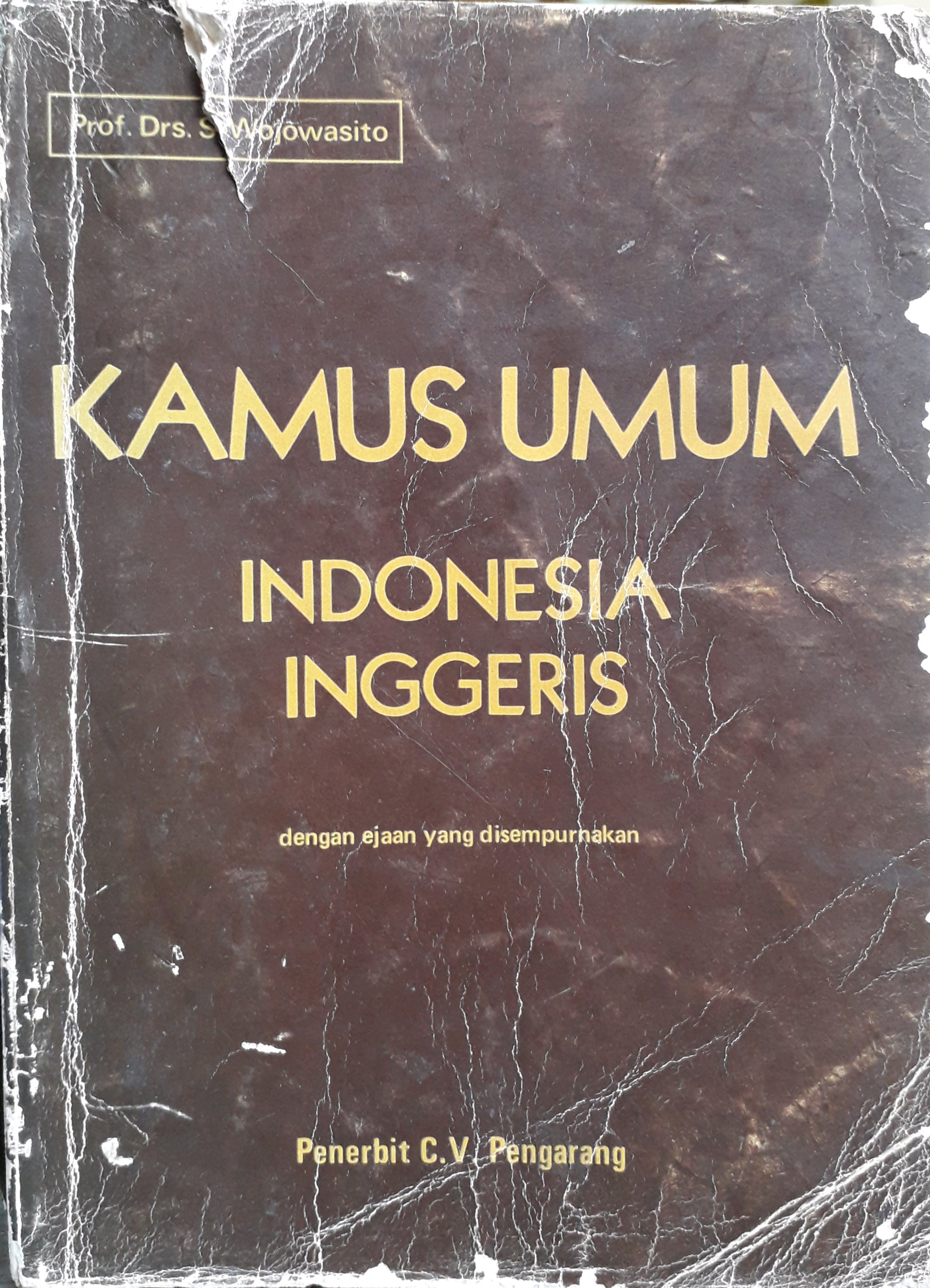 Cover Kamus umum Indonesia Inggeris / Penulis, S. Wojowasito