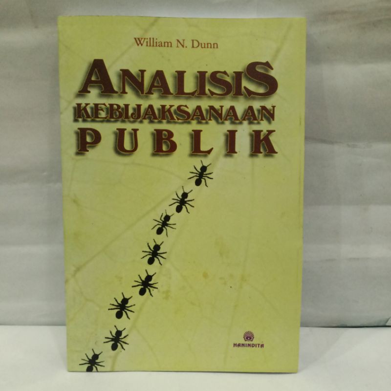Cover Analisis kebijaksanaan publik / Penulis, William N. Dunn