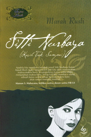 Cover Siti Nurbaya ; Kasih Tak Sampai / Rusli
