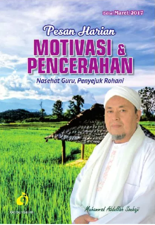 Cover Motivasi dan pencerahan Nasehat Guru, penyejuk Rohani / Abah Sony