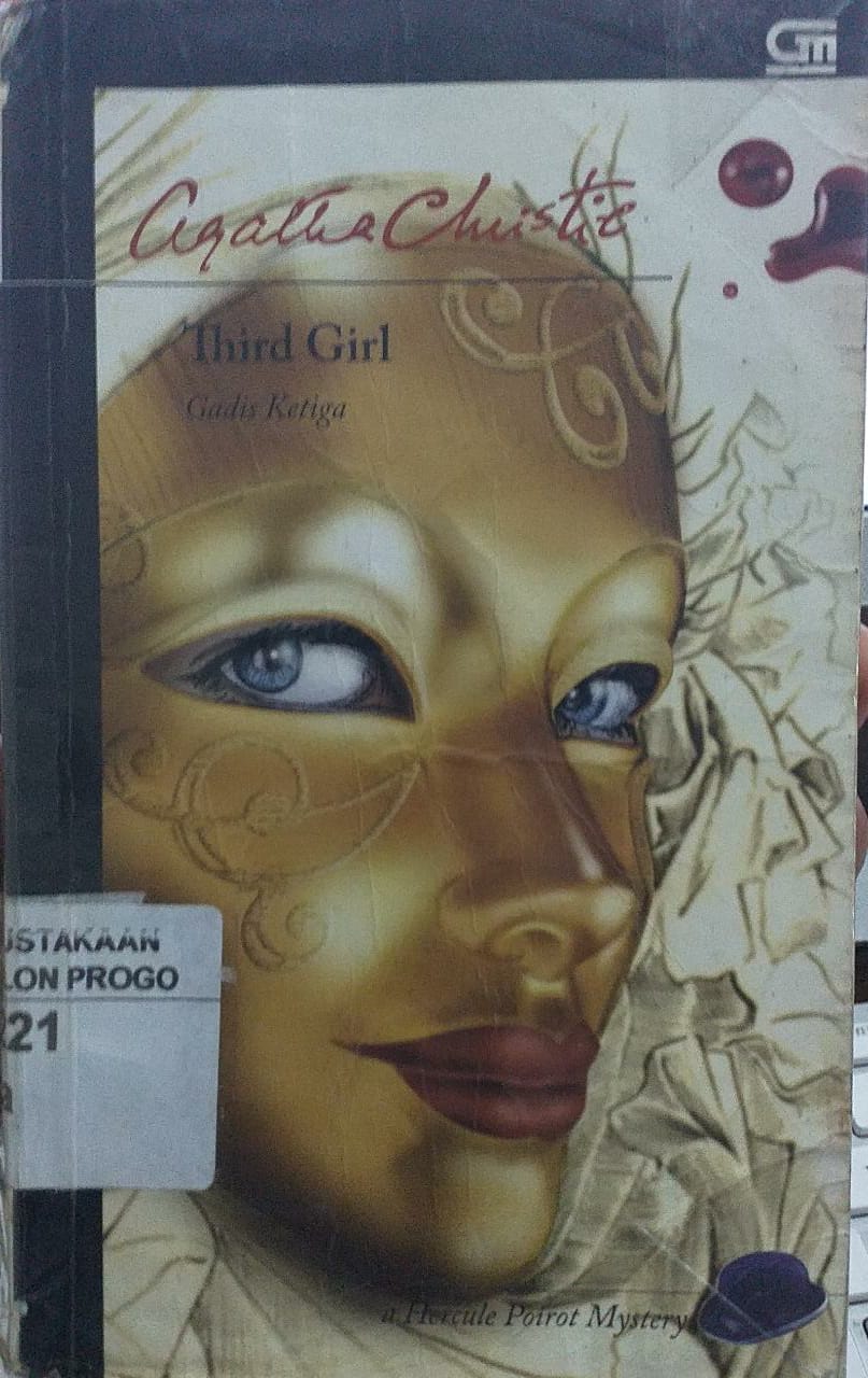 Cover Gadis Ketiga / Third girl / Agatha Christie