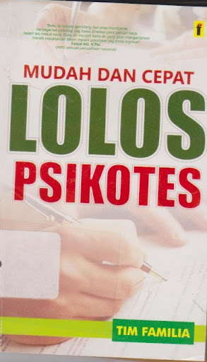 Cover Mudah dan Cepat Lolos Psikotes / Tim Familia