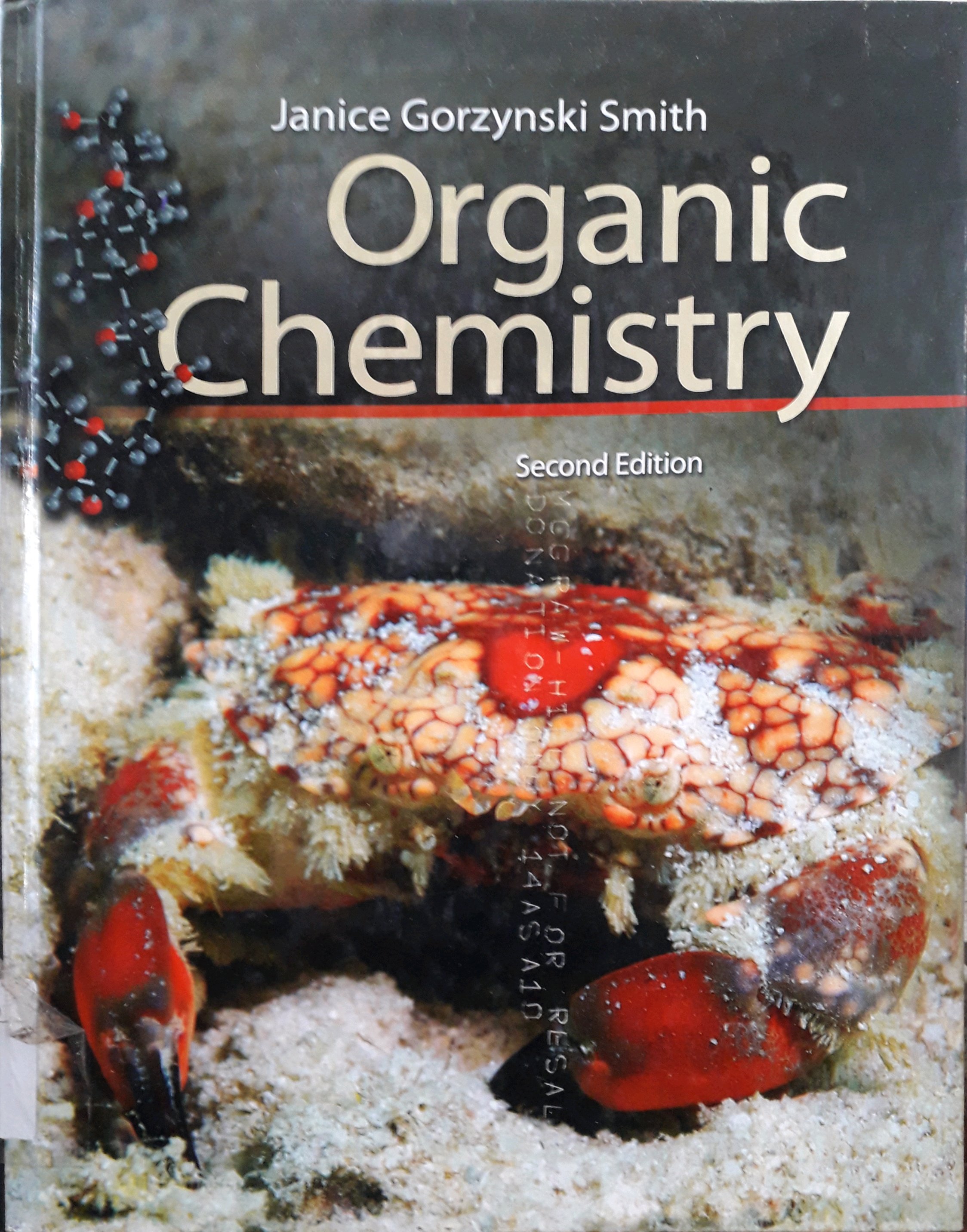 Cover Organic Chemistry Second Edition / Penulis, Janice Gorzynski Smith