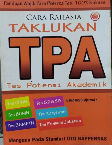 Cover TPA Tes Potensi Akademik / Bambang Cahyono Al Jadi