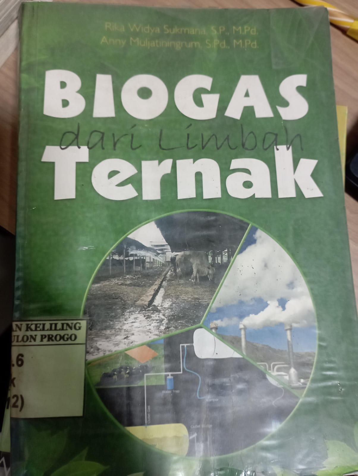 Cover Biogas dari Limbah Ternak / Rika Widya Sukmana